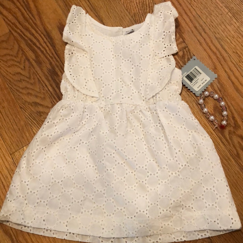 NWT white cotton dress